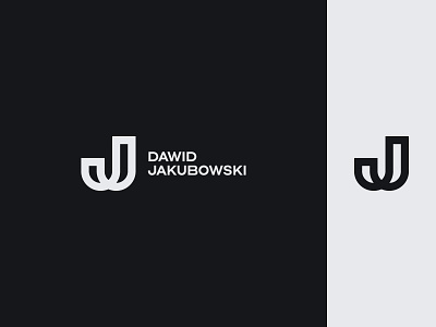 Dawid Jakubowski - photographer branding design flat geometric j logo personal branding photographer photography simple