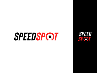SpeedSpot - karting track branding flat geometric hidden italic karting logo logos logotype race racing simple speed spot
