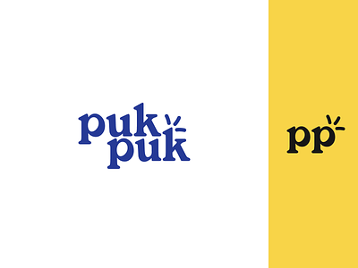 PukPuk - real estate company branding design estate flat geometric hidden knock logo responsive responsive logo simple