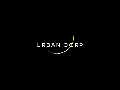 Urban Corp - Property Developer branding developer geometric golden ratio hidden light trail lights logo logotype property real estate simple