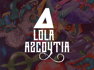 Lola Azcoytia logotipo 3 brand ilustración logotipo