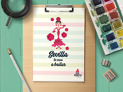 Cuaderno Sevilla 2 brand illustraiton