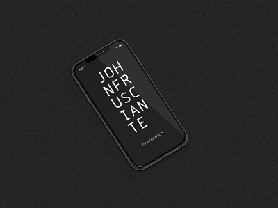 John Frusciante - Mobile Application for an augment app branding design flat minimal ui ux web