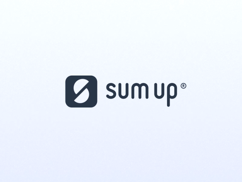SumUp Logo Tweaks branding gif logo redesign