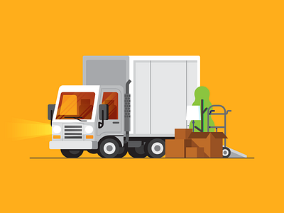 Dribbble / Truck ©