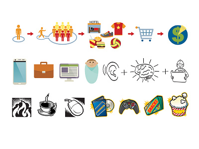 Lots O Icons graphics icons infographics information