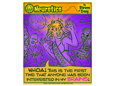 Neurotico Beauty And Brains beauty cartoon comic pageant zombie
