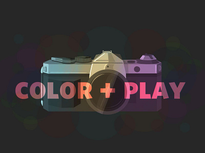Color + Play for PixelSwig camera illustration color pixelswig retro whitney