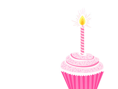 Awesome Foundation Miami Turns Two! anniversary celebration cupcake grants illustration non profit pink vector