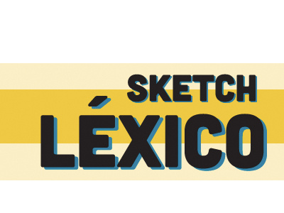 sketch léxico logo side project sketchlexico spanish language design