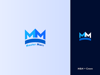 Master Marc art blue branding color crown design illustration logo royalty tshirt ui ux