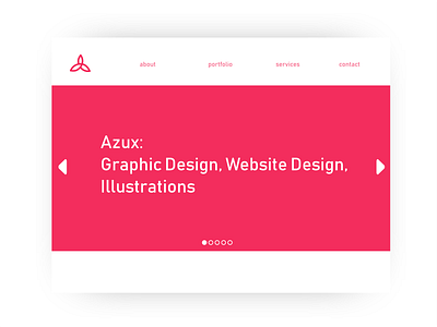 Azux Website azux design leroyk logo website