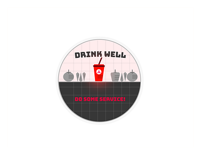 Sticker Mule Coaster Entry app art azux branding color contest design flat icon illustration logo mockup music pixel ui ux vector web website