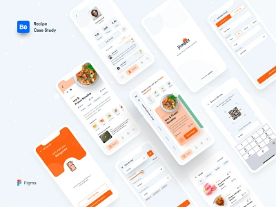 Jhotpot Recipe App || Case Study anupdeb case study creative design food food app design jhotpot minimalism mobile mobile app mobile ui morden mobile app recipe app recipe case study typography ui ux