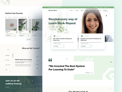 LearnHere Realtime Website