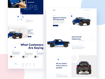 Ford Raptor UI best website creative dribbble best shot raptor raptors teamuinugget typography uinugget website animation website banner