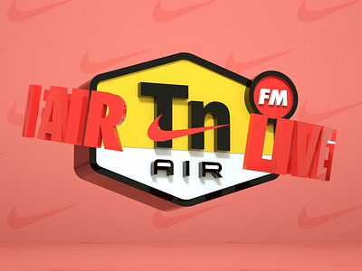 Nike TNFM 3d 3d graphic brand cinema 4d nike nike air octane radio streetwear