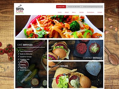 Cafe Shang Thai Website