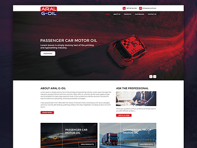 Aral G Oil Website