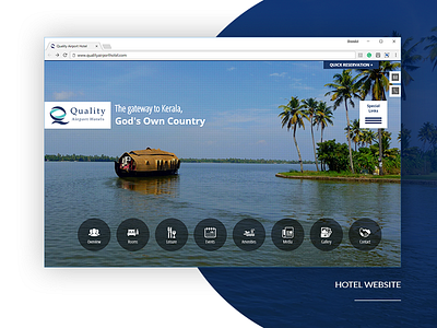 Quality Airport Hotel Website creative website full width website home page design hotel website icon design kerala hotel landing page luxury hotel restaurant website ui design web design website design