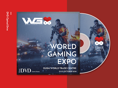 WGX DVD Cover Design branding cd cover dvd cover design expo logo game cd game logo gaming joystick logo video games wgx logo world gaming x logo