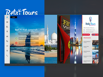 Retaj Tours Website Design