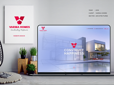 Varma Homes Website Project architecture design architecture logo architecture website builders website creative website full screen website icon design mobile apps mobile website modern website ui design ux design web design website website design website mockup