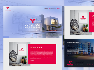 Varma Homes Website Design