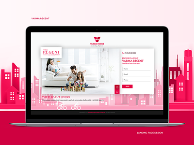 Varma Homes Landing Page Design