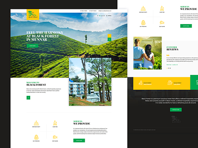 Munnar Black Forest Website Design