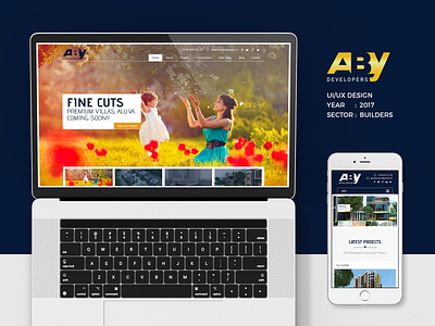 Aby Developers Website Project builder website construction company construction website creative website device mockup full screen website icon design mobile apps mobile website modern website ui design ux design web design website website design website mockup