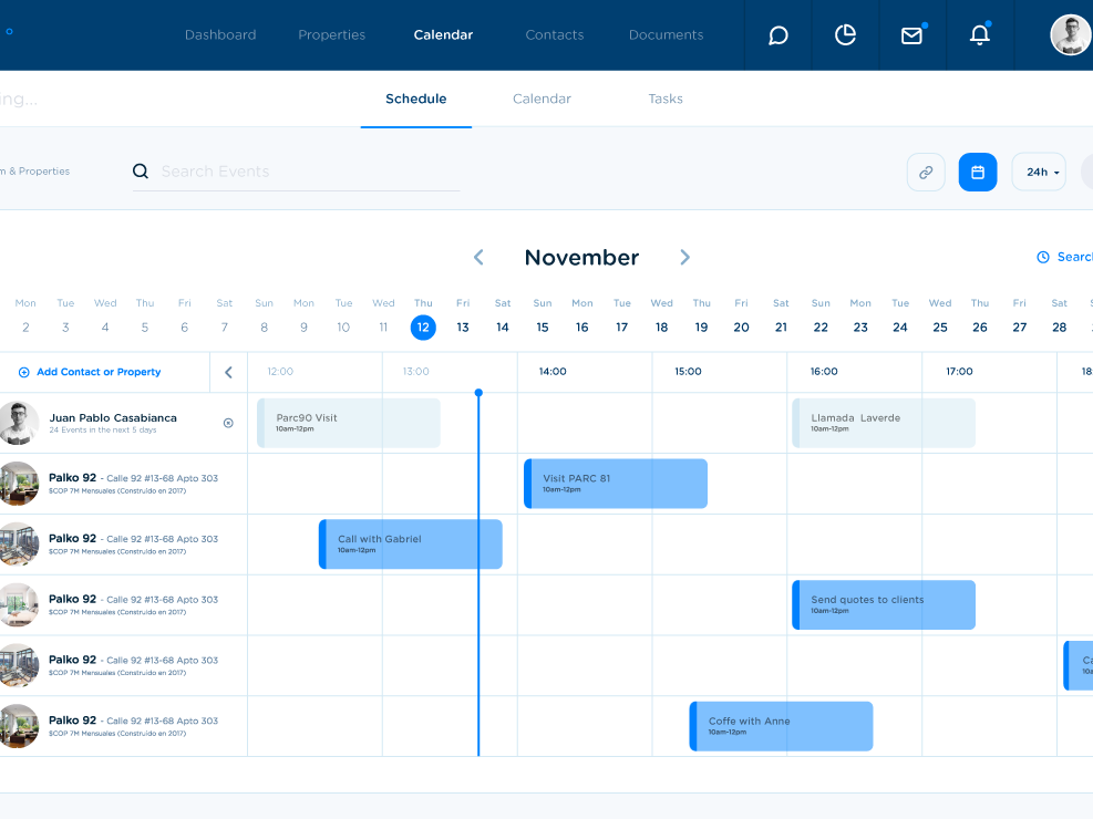 Mapps 360 Calendar Design by JP Casabianca on Dribbble