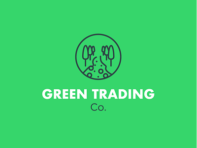 Green Trading Co. branding design flat icon illustration logo ui ux