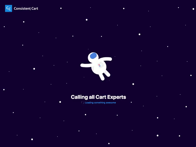 Consistent Cart Loading Animation