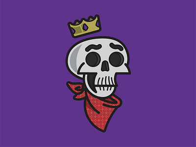 Skull King character king skull