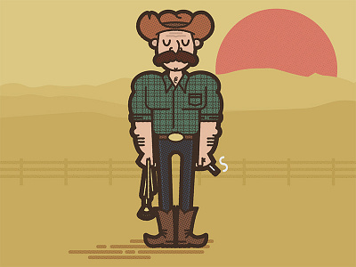 Cowboy Steve character cowboy