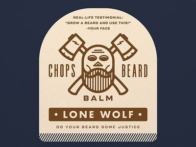 CHOPS Beard Balm - Lone Wolf