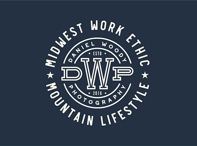 DWP Badge badge logo photography typography