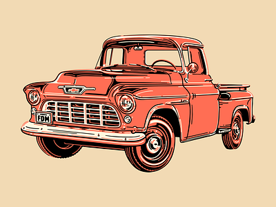 Chevy Apache by Luke Fehribach on Dribbble