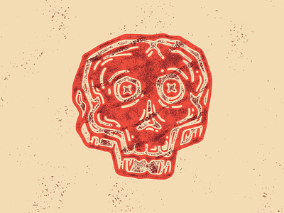 Seared to Death character logo meat skull steak