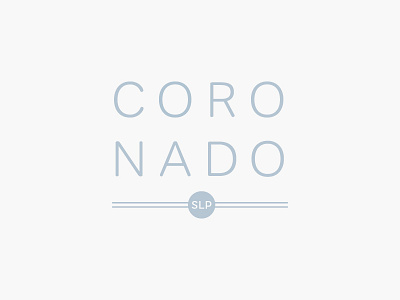 Coronado Speech-Language Pathology | Mark brand mark minimal minimal design slp speech language