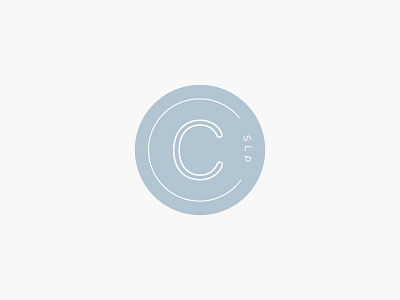 Coronado Speech-Language Pathology | Mark #2 circle circle logo minimal minimal logo slp speech language