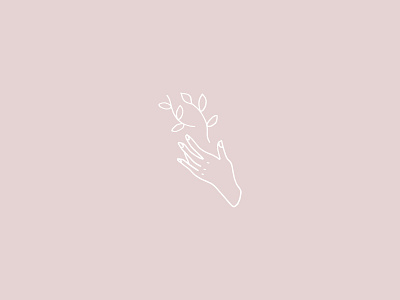 Hand Illustration for Minimal and Organic Beauty Brand branding graphic design studio illustration minimal minimal branding