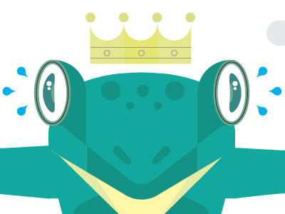 Frog King frog illustration