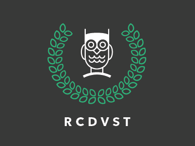 RCDVST illustration logo owl rcdvst