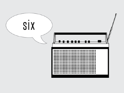 Six Parts Seven Poster illustration poster radio six parts seven