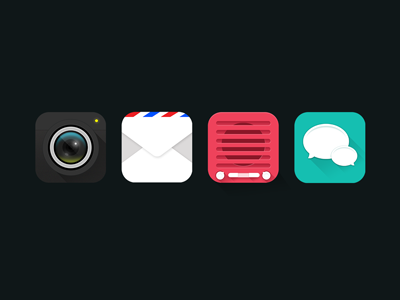 iOS Icons iconography icons ios