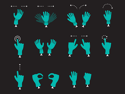 Gestures gestures hands illustration