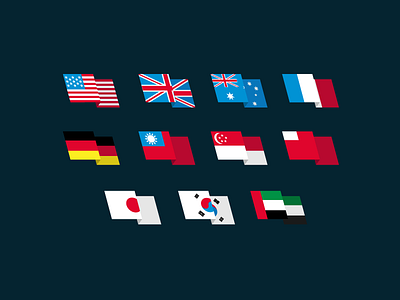 Flags flags illustration