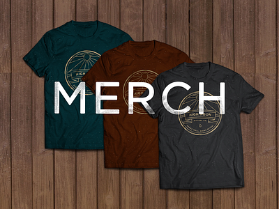 High Noon Merch branding design high noon merch shirts web
